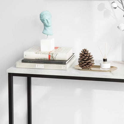 Console Table Metal Frame Hallway Table - Cosy Abode
