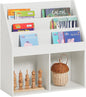 Kids Shelving Unit 3 Shelves 2 Compartments - Cosy Abode