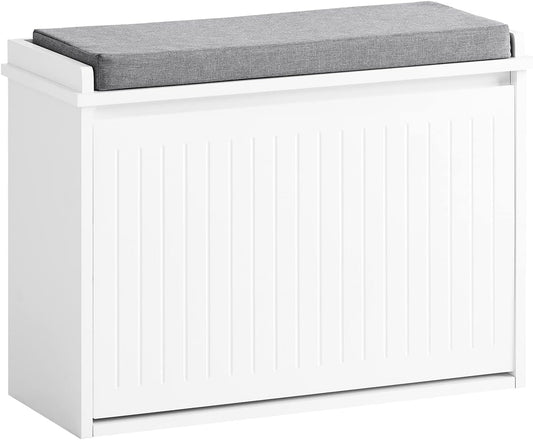 Hallway Shoe Bench Rack Cabinet Seat Cushion - Cosy Abode