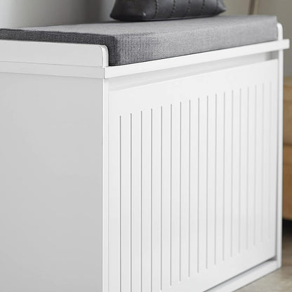 Hallway Shoe Bench Rack Cabinet Seat Cushion - Cosy Abode