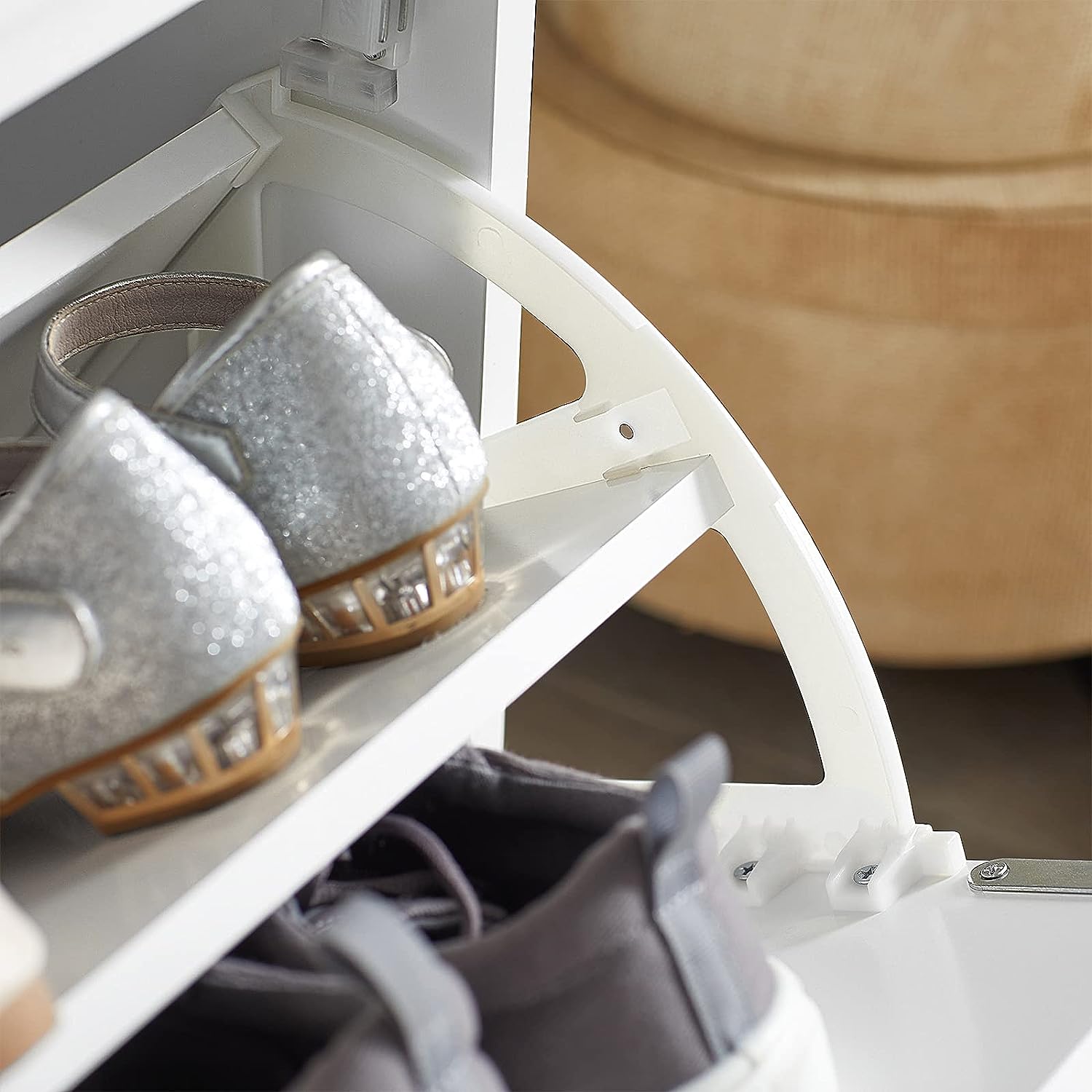 Hallway Shoe Bench Rack Cabinet Seat Cushion - Cosy Abode