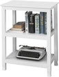 Console Table 3 Shelves, White - Cosy Abode
