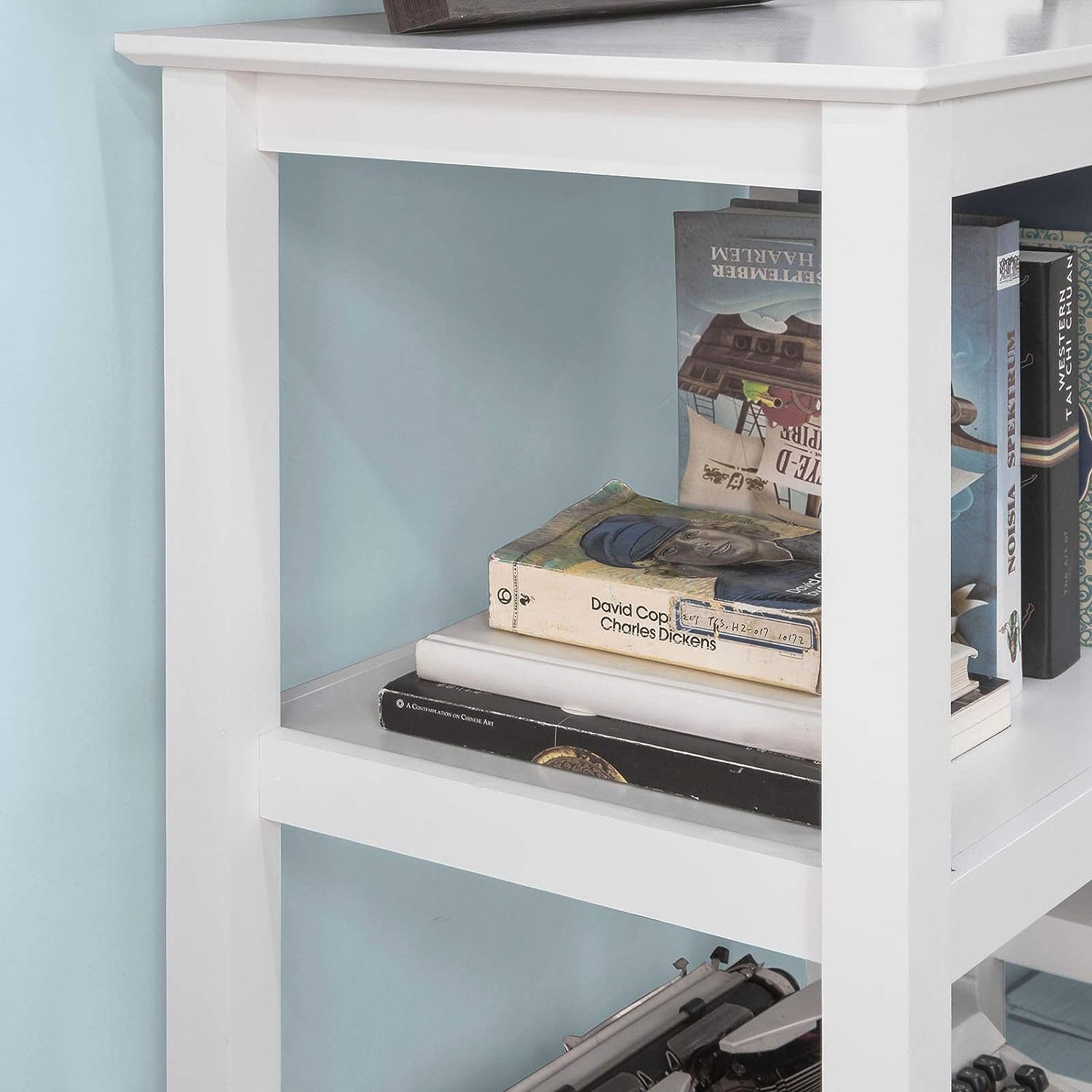Console Table 3 Shelves, White - Cosy Abode