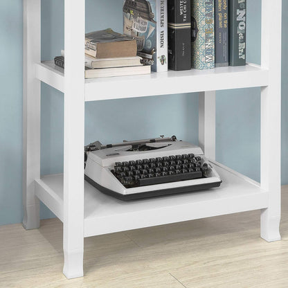 Console Table 3 Shelves, White - Cosy Abode