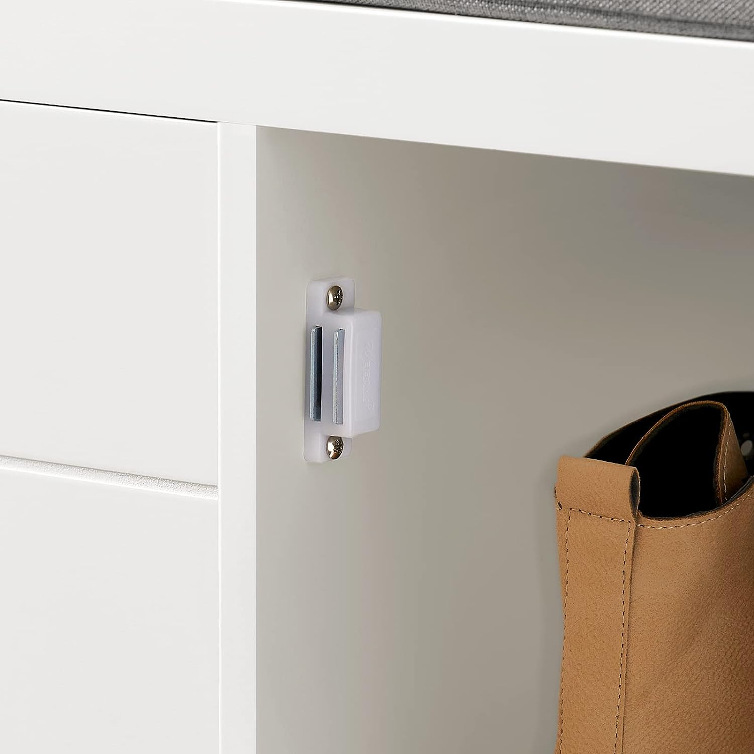 Shoe Bench Shoe Rack Cabinet Hallway, White - Cosy Abode