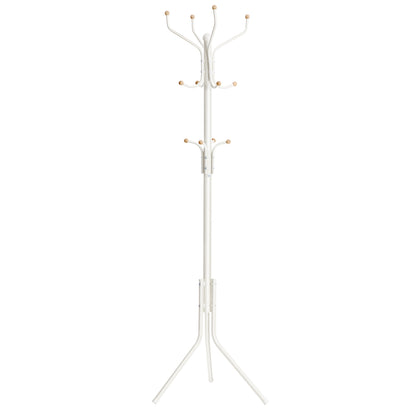 Metal Coat Rack ,White - Cosy Abode