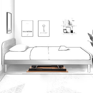 Sturdy and Heavy Duty Foldable Office Computer Desk (Teak, 80cm) - Cosy Abode