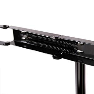 Sturdy and Heavy Duty Foldable Office Computer Desk (Black, 120cm) - Cosy Abode