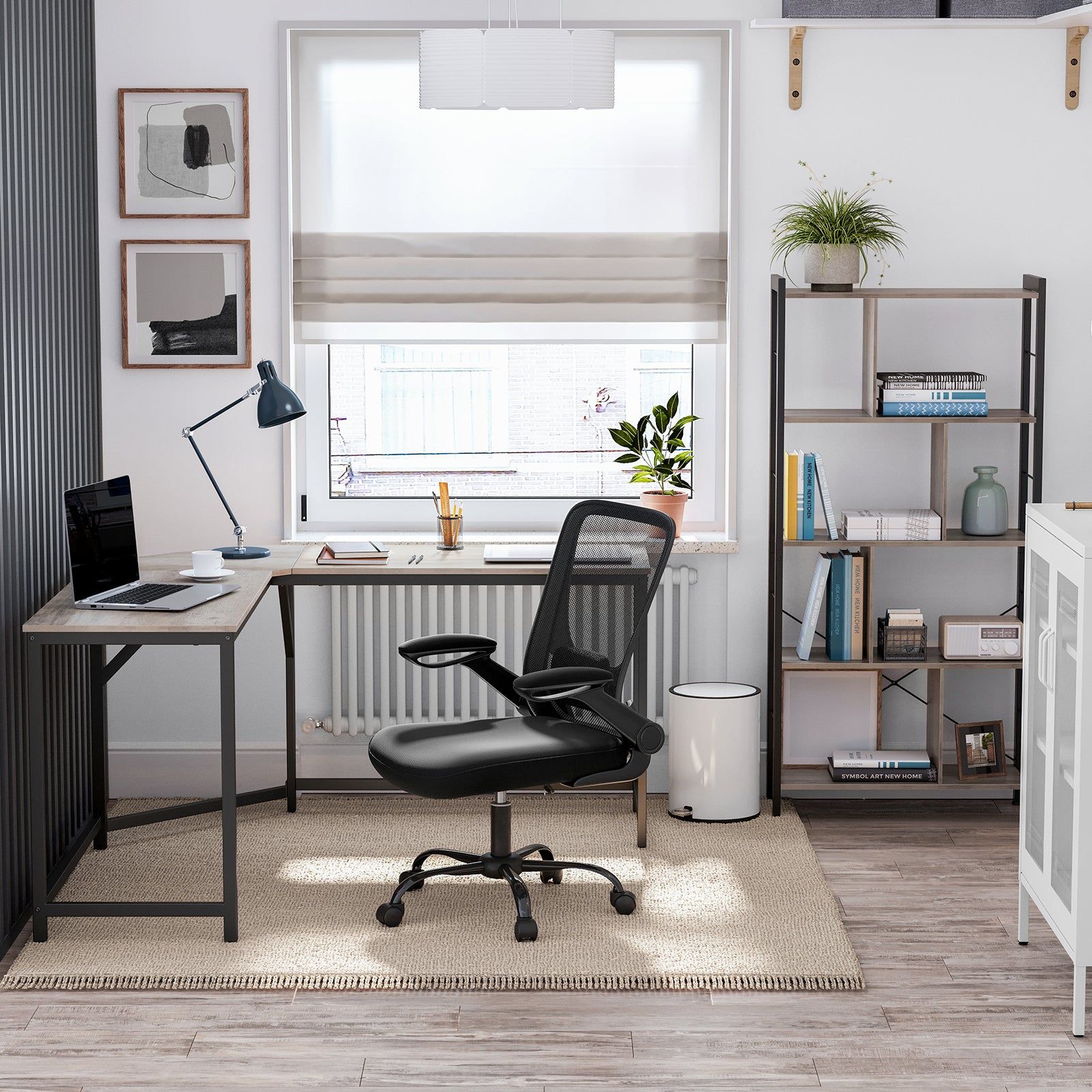 L-Shaped Computer Desk Corner - Cosy Abode