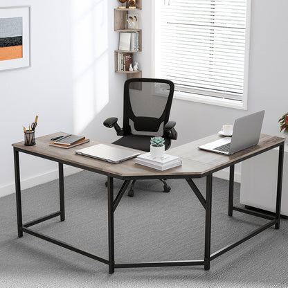 L-Shaped Computer Desk Corner - Cosy Abode