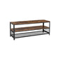 Industrial TV Cabinet Sturdy Wooden Entertainment Unit - Cosy Abode