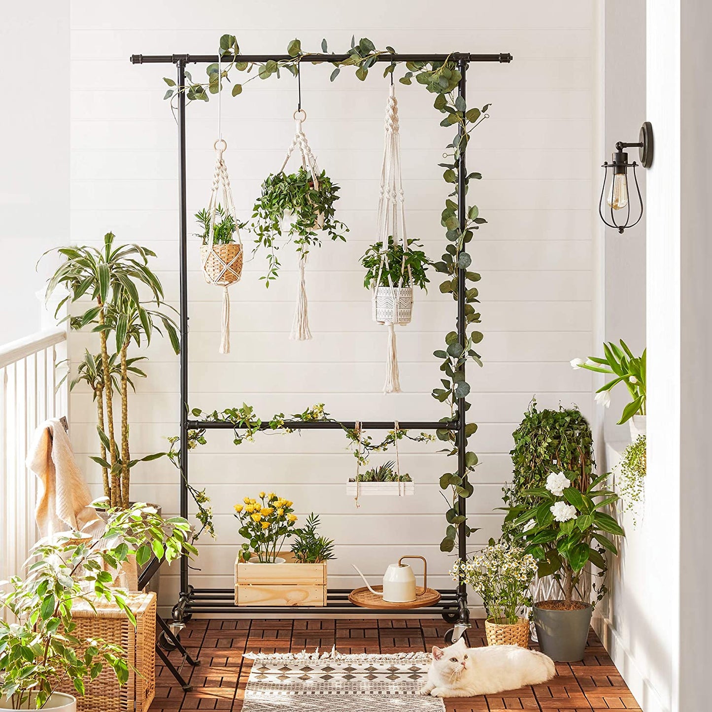 Industrial Clothes Rack - Cosy Abode