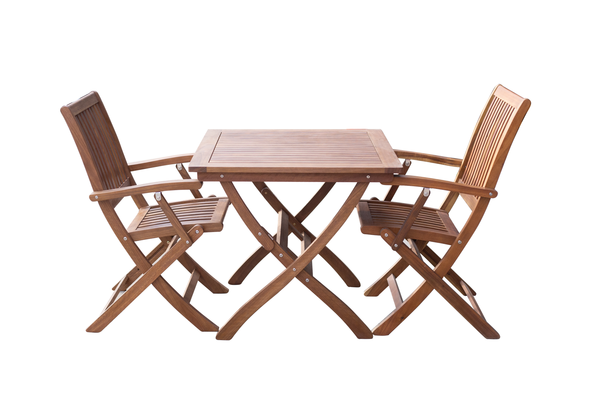 Maculata folding table and 2 armchairs - Cosy Abode