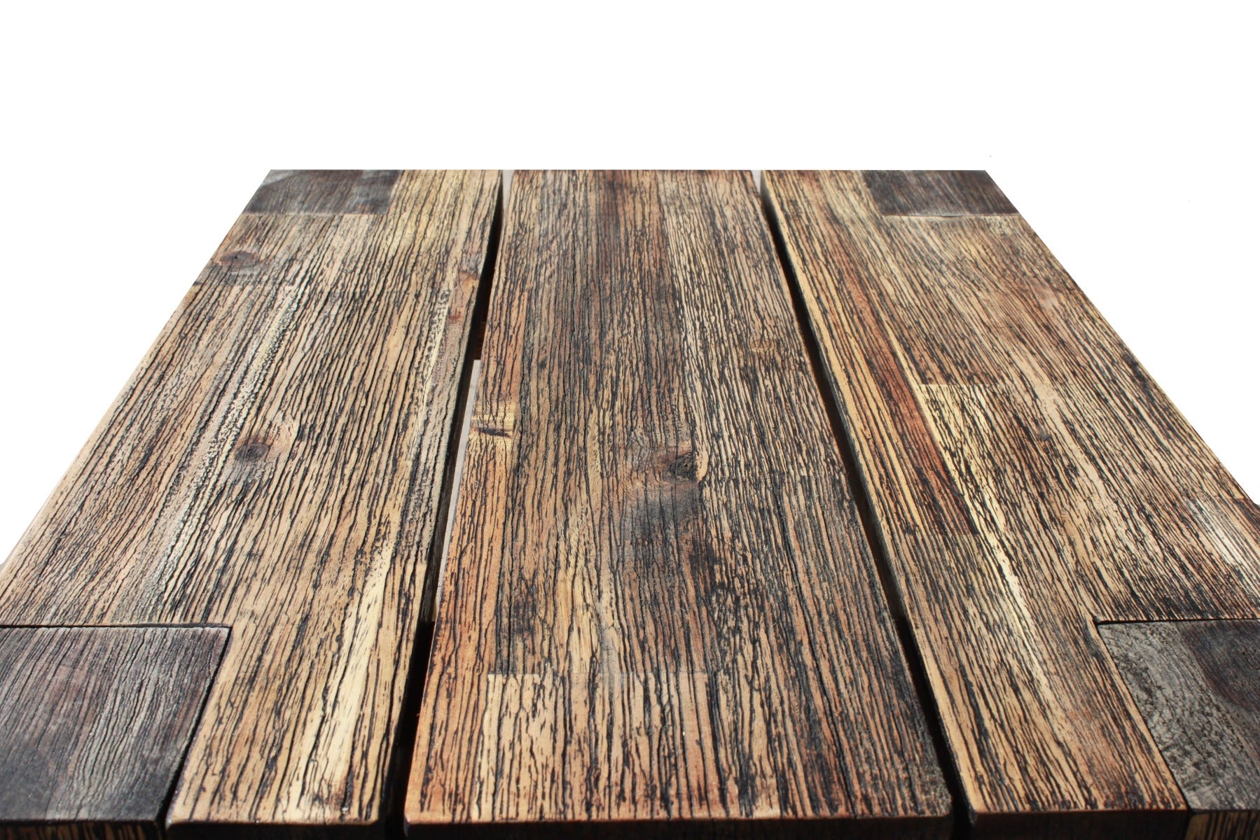 Sturdy 2 Metre Table Black Brush Finish - Cosy Abode