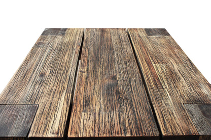 Sturdy 2 Metre Table Black Brush Finish - Cosy Abode