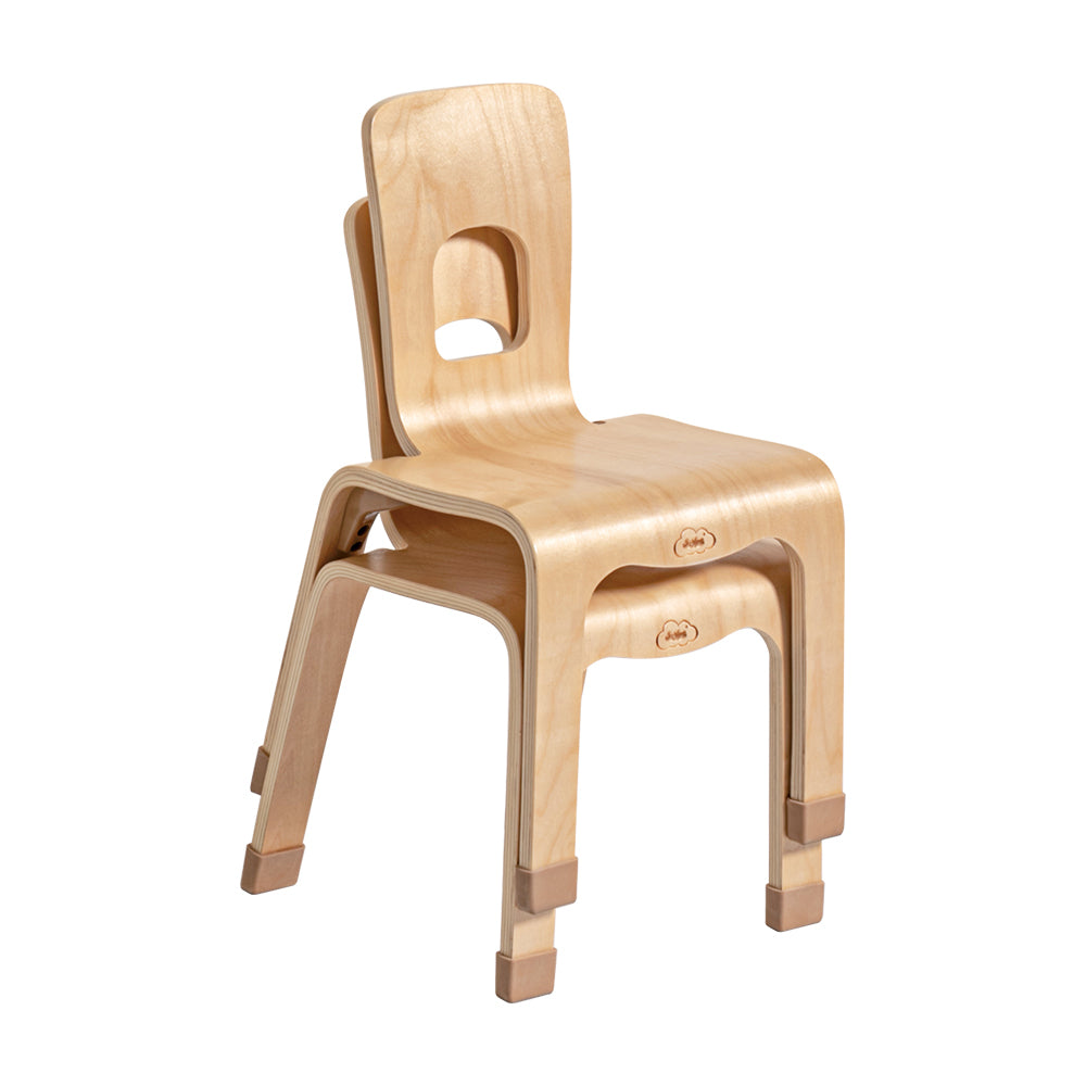 Jooyes Kids One Piece Bentwood Stackable Chair 4 Pack - H30cm - Cosy Abode