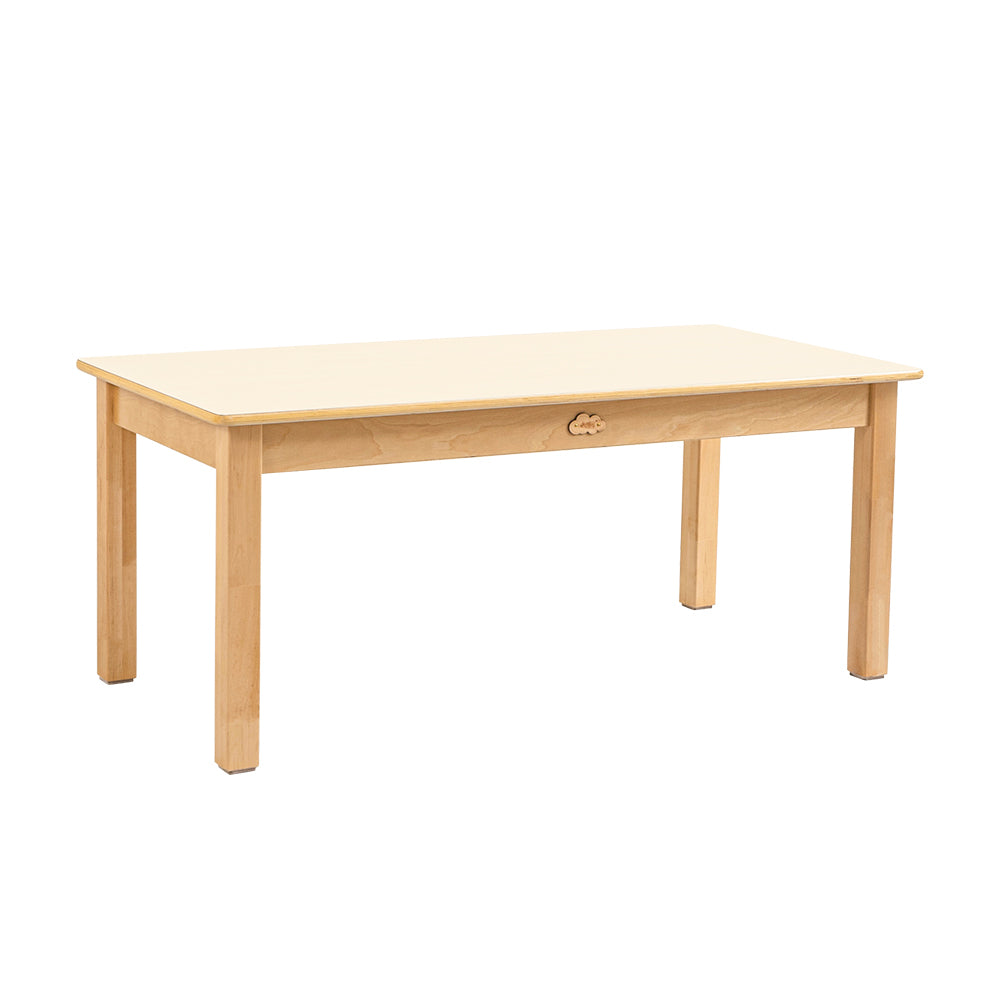 Jooyes Kids Birch and White Rectangular Table - H54cm - Cosy Abode