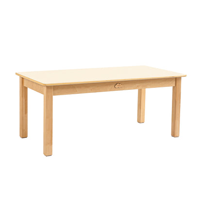 Jooyes Kids Birch and White Rectangular Table - H54cm - Cosy Abode