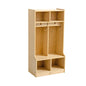 Jooyes Commercial Grade Preschool Coat Locker With Shelves - 2 Sections - Cosy Abode