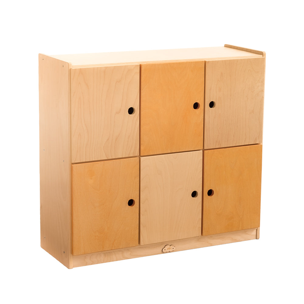 Jooyes School Bag Locker Storage Cabinet - 6 Doors - Cosy Abode