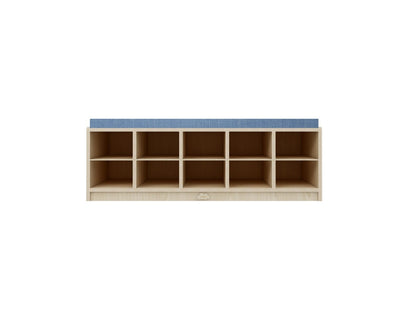 Jooyes 10 Cubbies Kids Shoes Storage Bench - Cosy Abode