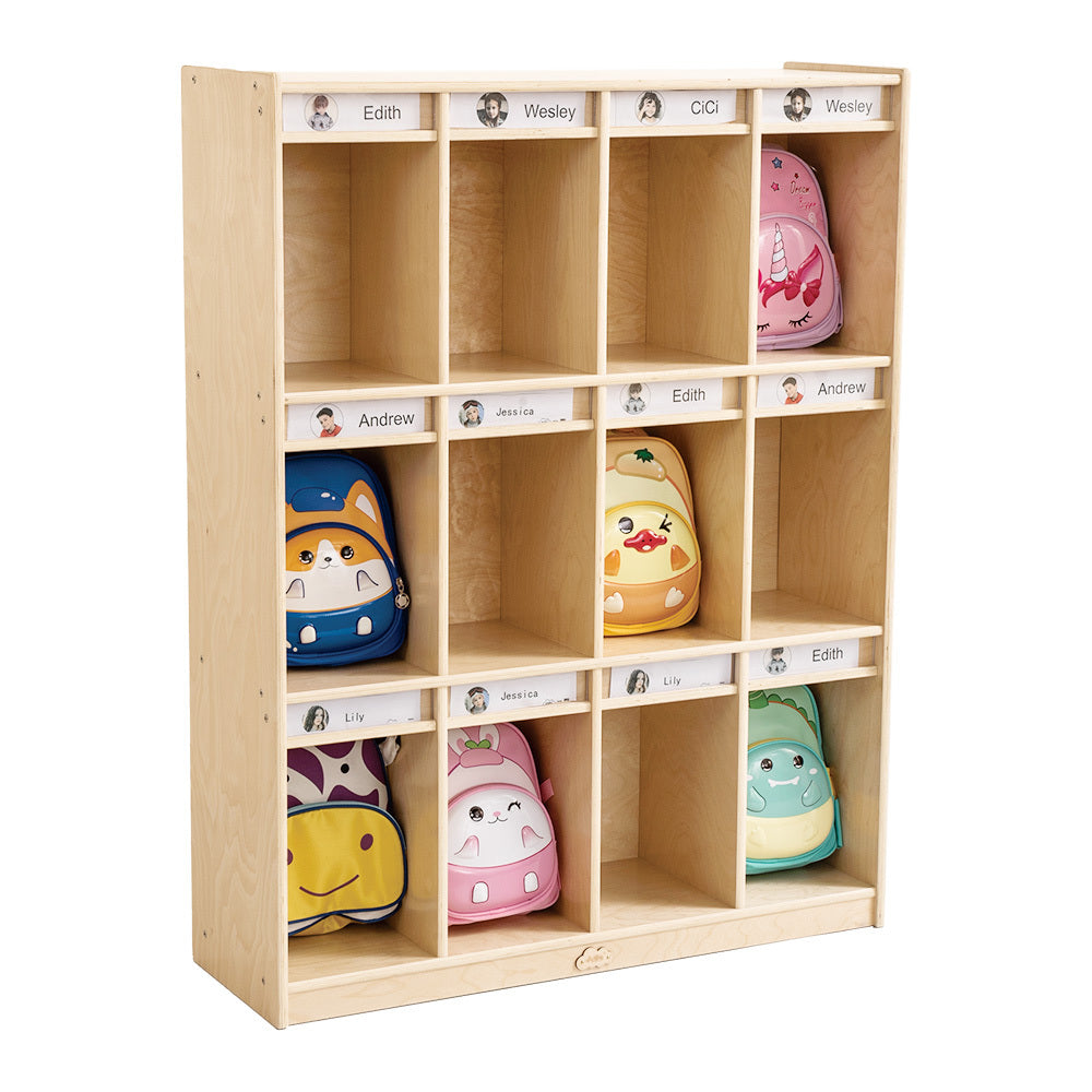 Jooyes 12 Cubbies Bag Locker Storage Cabinet - Cosy Abode