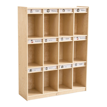 Jooyes 12 Cubbies Bag Locker Storage Cabinet - Cosy Abode