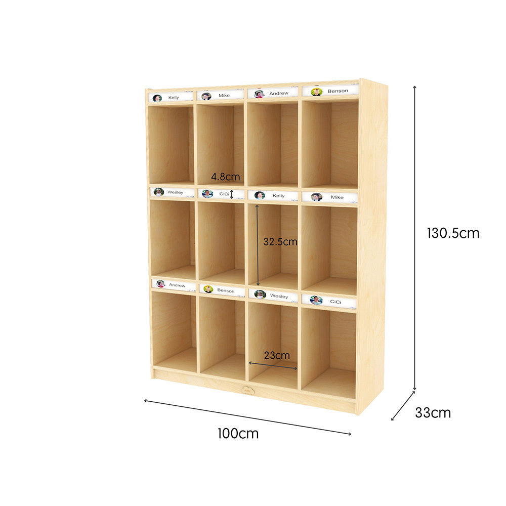 Jooyes 12 Cubbies Bag Locker Storage Cabinet - Cosy Abode