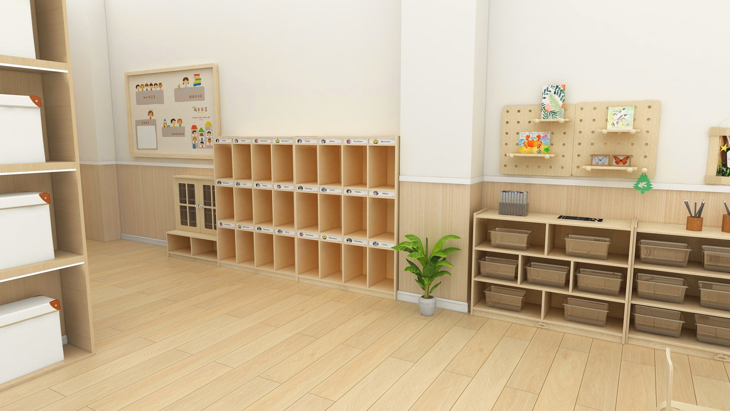 Jooyes 12 Cubbies Bag Locker Storage Cabinet - Cosy Abode