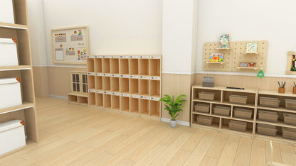 Jooyes 12 Cubbies Bag Locker Storage Cabinet - Cosy Abode