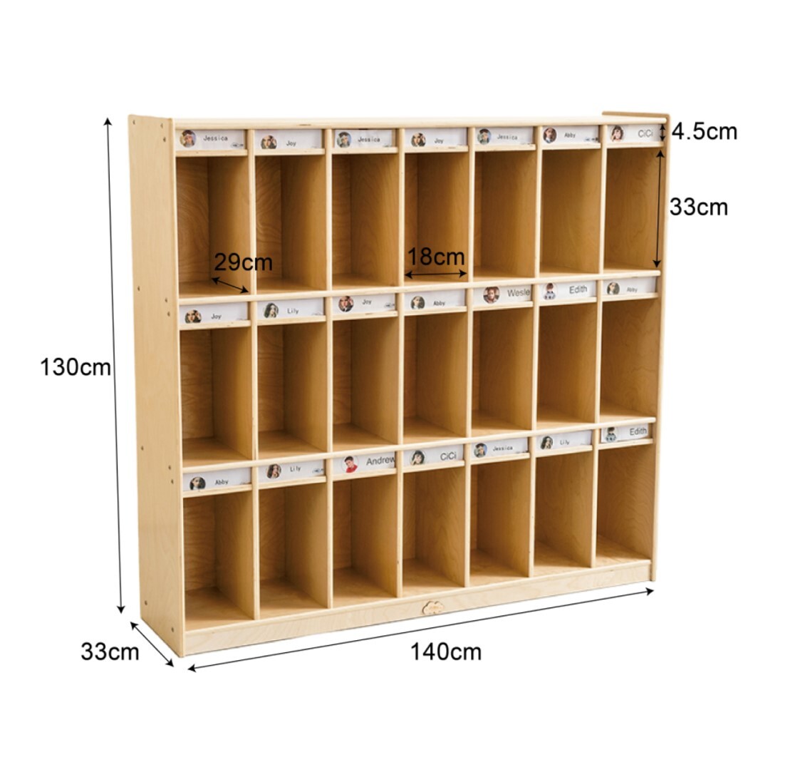 Jooyes 21 Cubbies Bag Locker Storage Cabinet - Cosy Abode