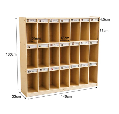Jooyes 21 Cubbies Bag Locker Storage Cabinet - Cosy Abode
