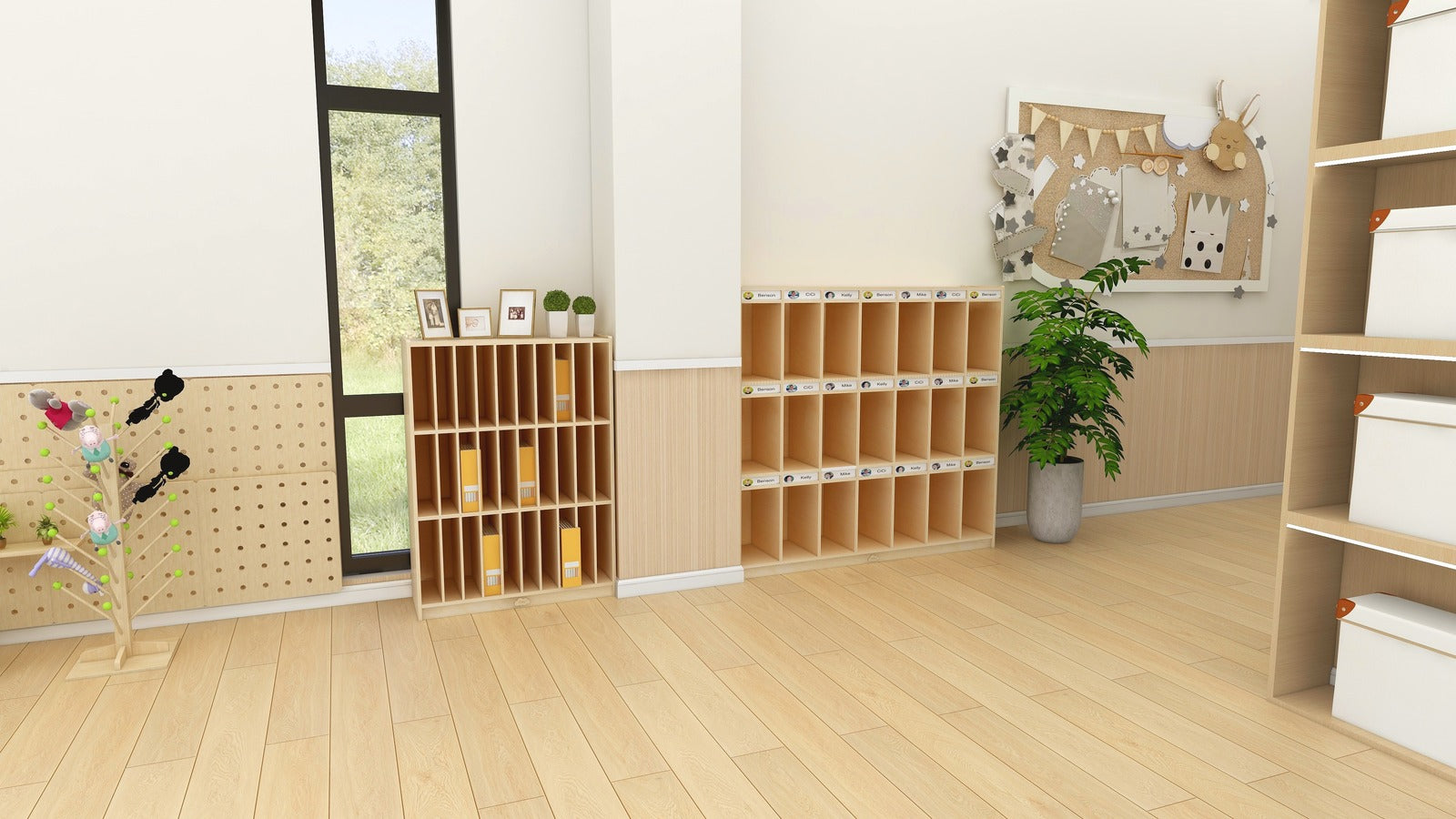Jooyes 21 Cubbies Bag Locker Storage Cabinet - Cosy Abode
