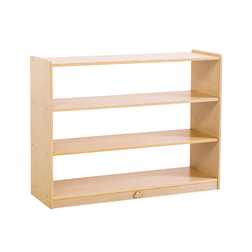 Jooyes 3 Shelf Wooden Storage Cabinet Open Back H76cm - Cosy Abode