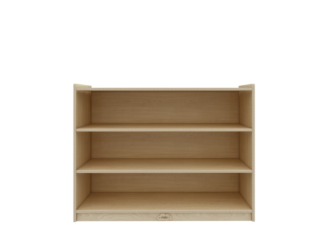 Jooyes Kids 3 Shelf Wooden Bookcase Organiser Storage - H76cm - Cosy Abode