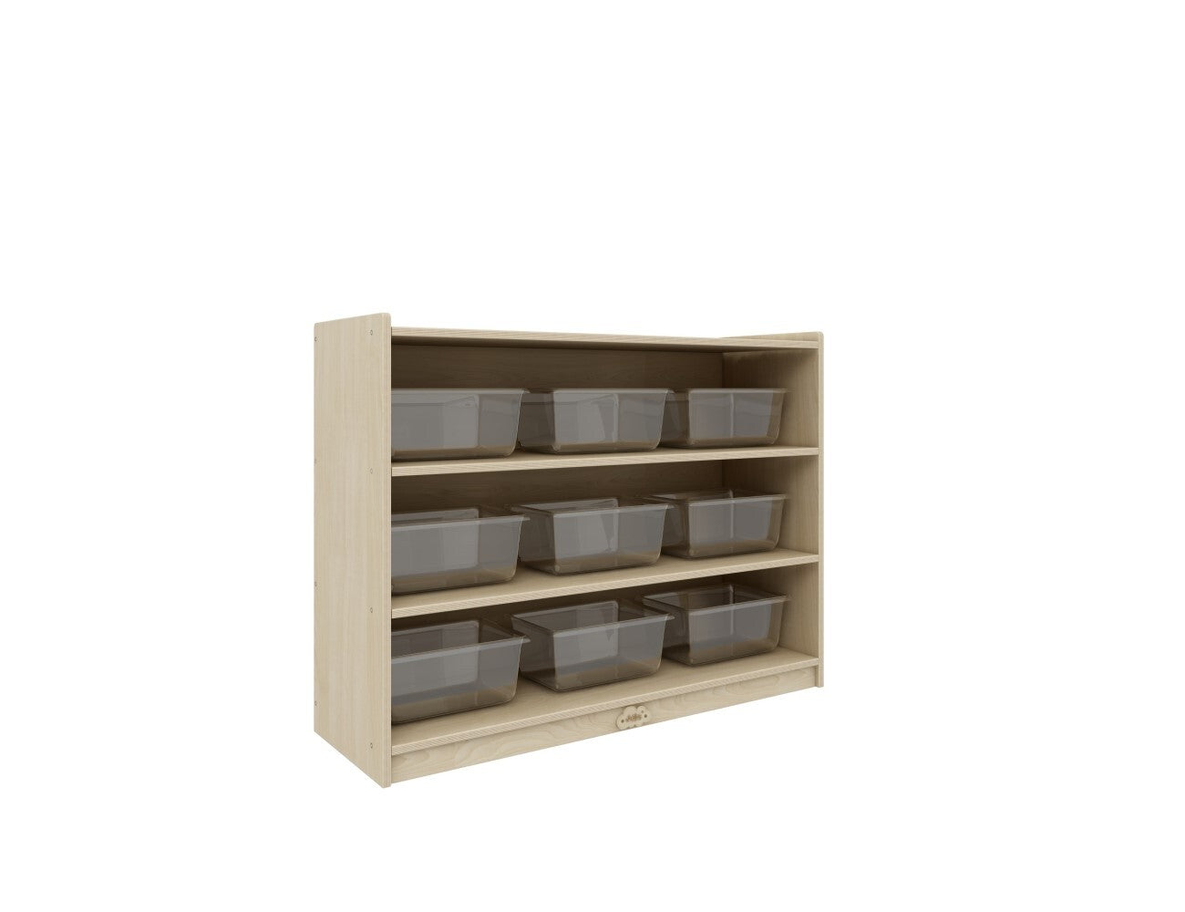 Jooyes Kids 3 Shelf Wooden Bookcase Organiser Storage - H76cm - Cosy Abode