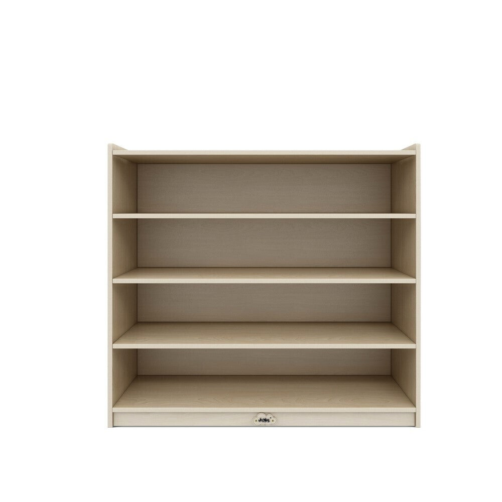 Jooyes Kids 4 Shelf Wooden Bookcase Organiser Storage - H91cm - Cosy Abode