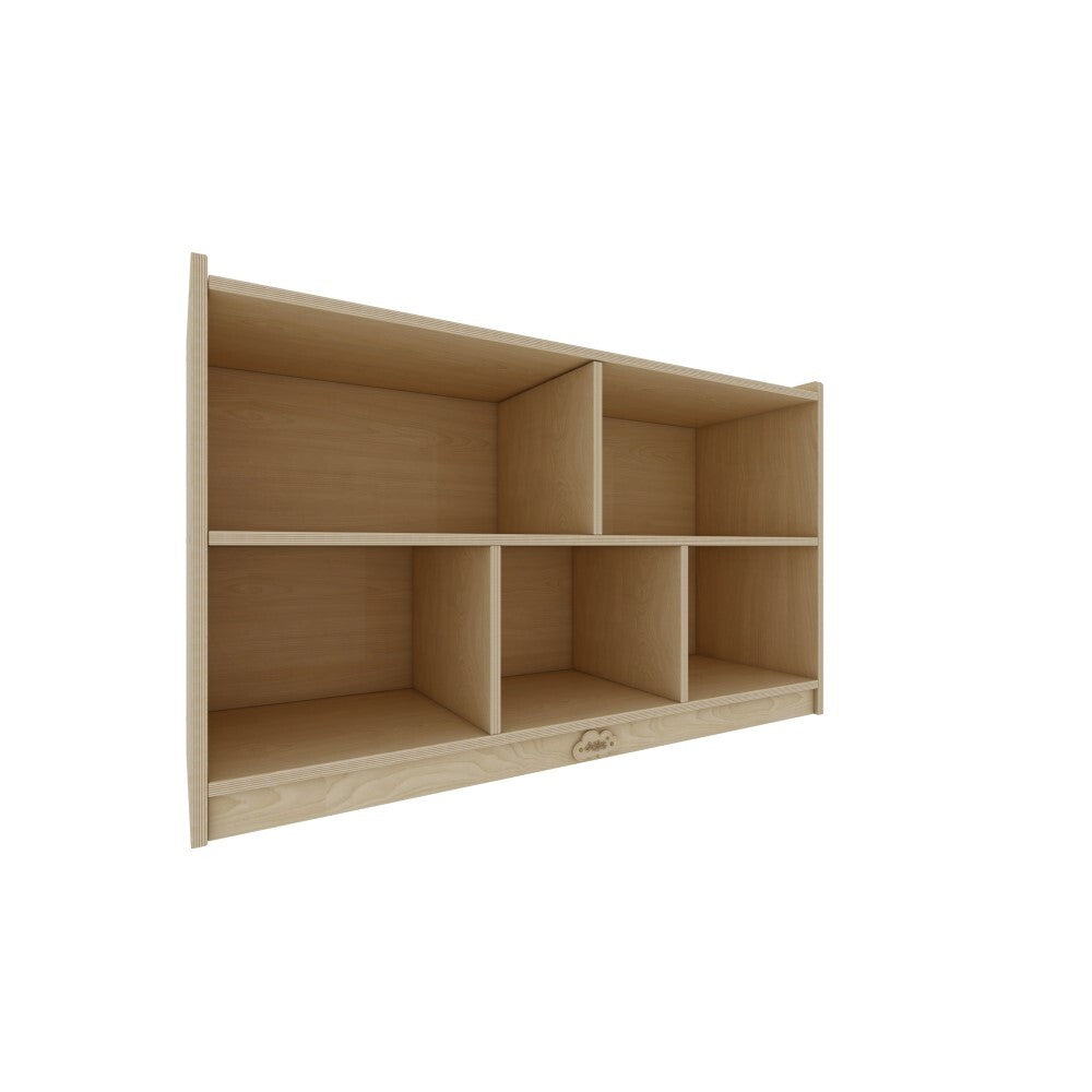 Jooyes 5 Cubby Cabinet Kids Bookshelf Organiser Storage - H60.5cm - Cosy Abode