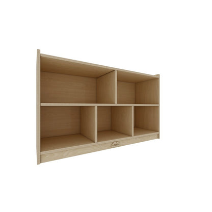 Jooyes 5 Cubby Cabinet Kids Bookshelf Organiser Storage - H60.5cm - Cosy Abode