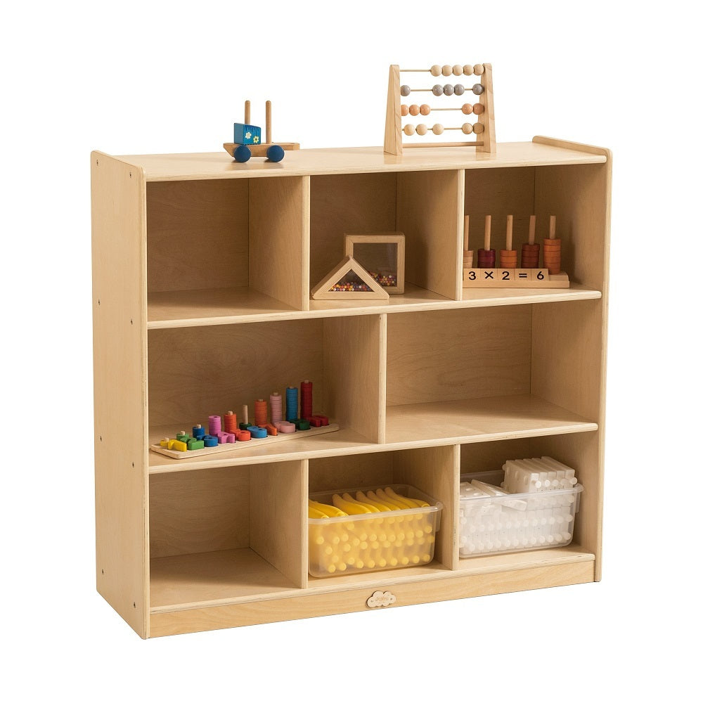 Jooyes 8 Cubby Cabinet Kids Bookshelf Organiser Storage - H91cm - Cosy Abode