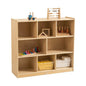 Jooyes 8 Cubby Cabinet Kids Bookshelf Organiser Storage - H91cm - Cosy Abode