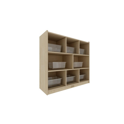 Jooyes 8 Cubby Cabinet Kids Bookshelf Organiser Storage - H91cm - Cosy Abode