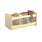 Jooyes Wooden and Acrylic See Through Storage Cabinet Display Unit - Cosy Abode