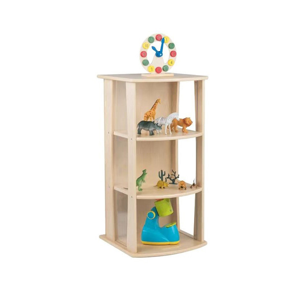 Jooyes Wooden and Acrylic See Through Storage Cabinet Display Unit - Cosy Abode