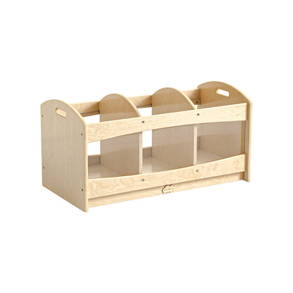 Jooyes Wooden and Acrylic See Through Storage Cabinet Display Unit - Cosy Abode
