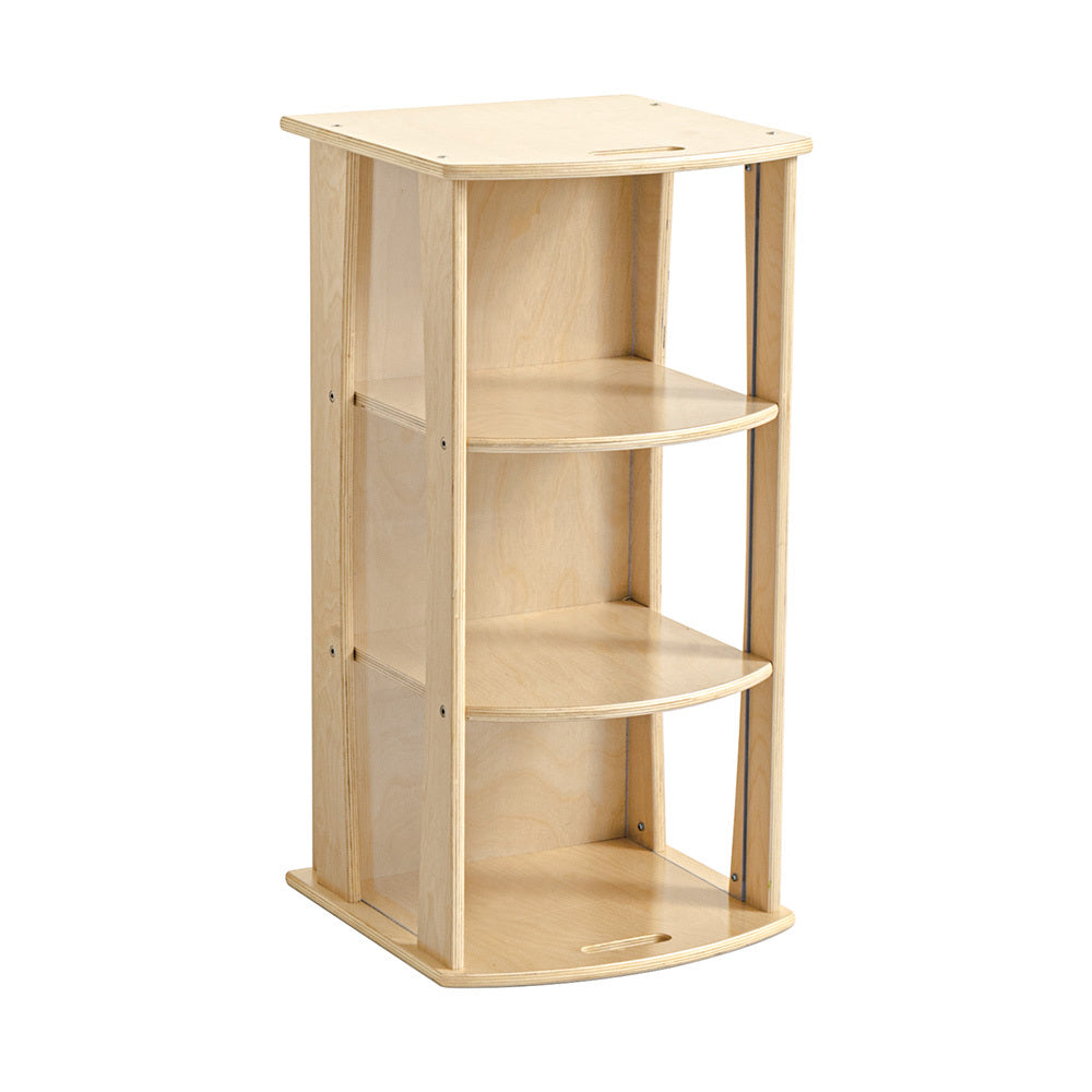 Jooyes Wooden and Acrylic See Through Storage Cabinet Display Unit - Cosy Abode