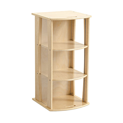 Jooyes Wooden and Acrylic See Through Storage Cabinet Display Unit - Cosy Abode