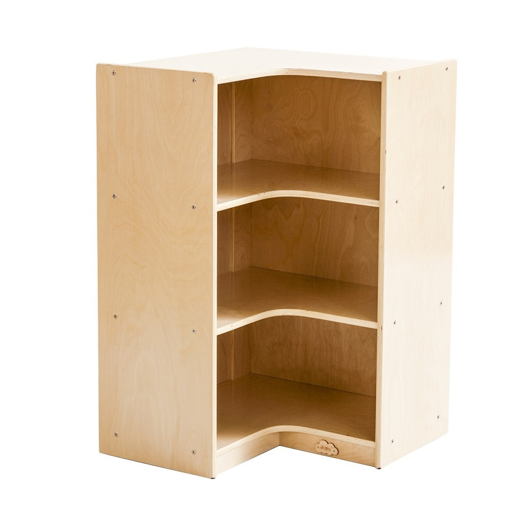 Jooyes Kids 3 Shelf Corner Storage Cabinet - H91cm - Cosy Abode