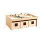 Jooyes Kids Wooden Activity Table With Storage Box - Cosy Abode