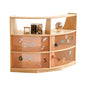 Jooyes Kids Curved Storage Cabinet with Open Shelf - H76cm - Cosy Abode